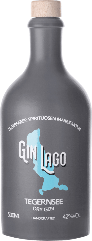 GIN LAGO Dry Gin 0,5 L - Tegernseer Spirituosen Manufaktur