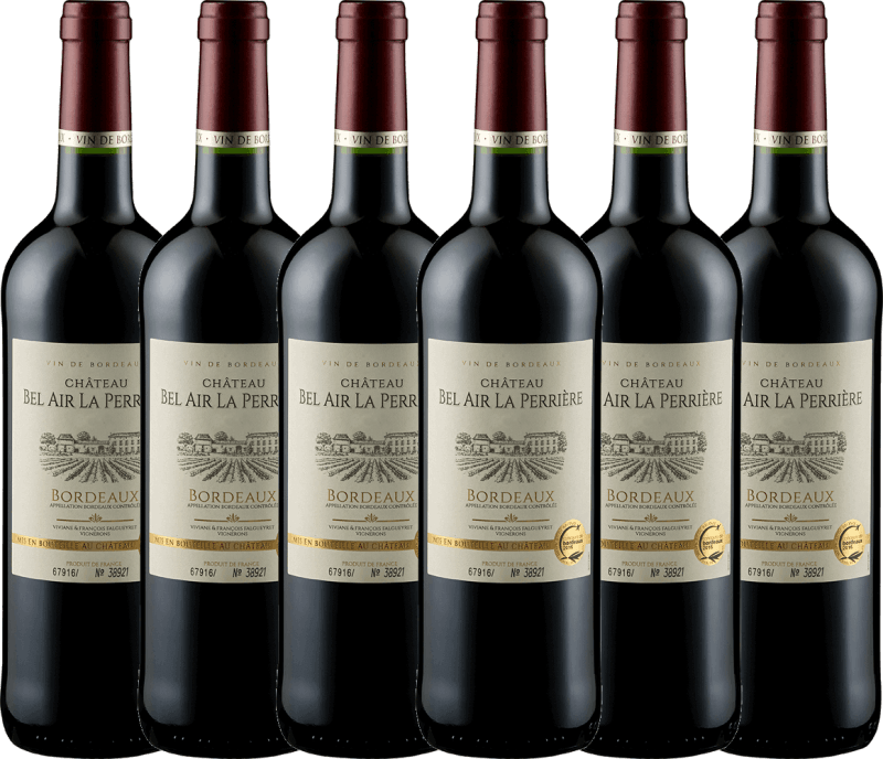 6er Vorteils-Weinpaket - Vin du Bordeaux AOC - Château Bel Air La Perriere