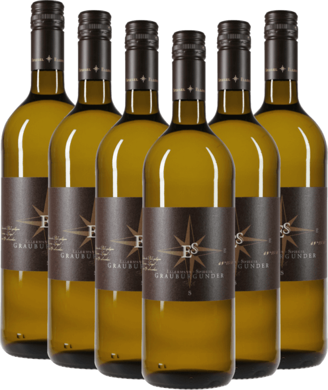 6x Vorteils-Weinpaket Grauburgunder trocken 1,0 l - Ellermann-Spiegel