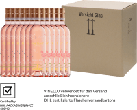 プレビュー: 12er Vorteils-Weinpaket - Merlot Rosé serigrafiert - Fortant de France