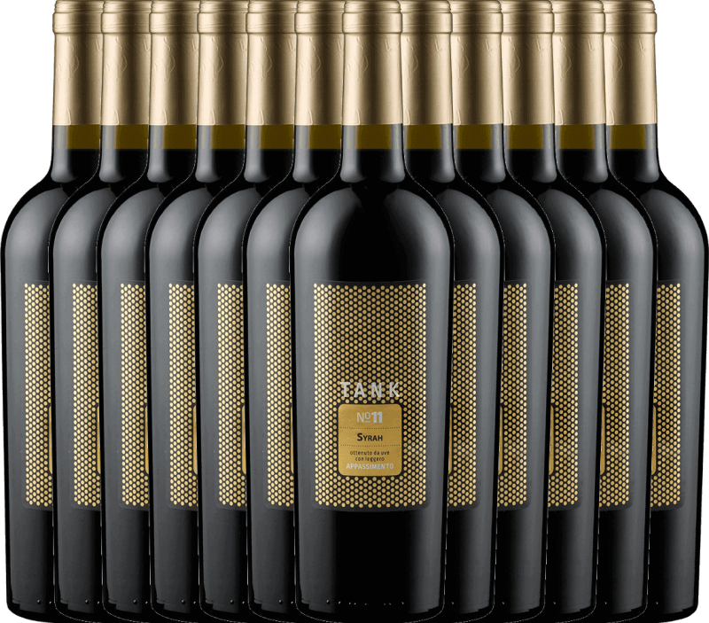 12er Vorteils-Weinpaket TANK No 11 Syrah Appassimento - Cantine Minini