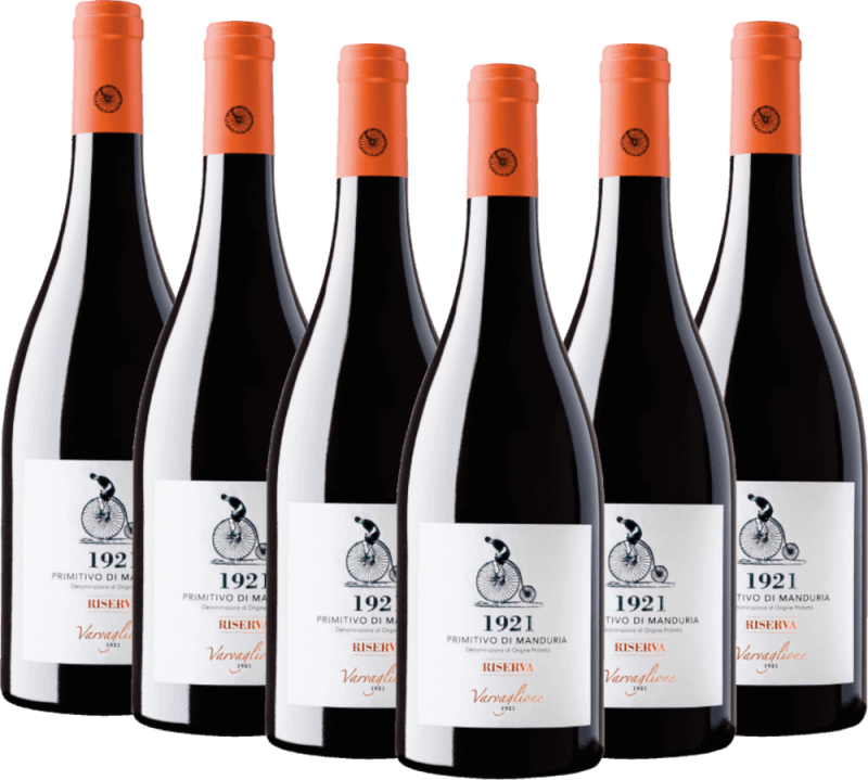 6x Vorteils-Weinpaket 1921 Primitivo di Manduria Riserva DOP - Varvaglione