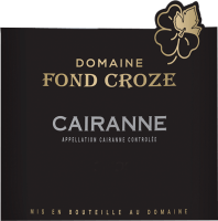 プレビュー: Cru Cairanne AOC - Domaine Fond Croze