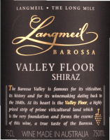 プレビュー: Valley Floor Shiraz Barossa Valley - Langmeil