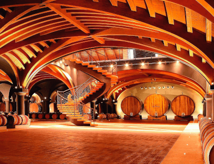 ロ・ゾッコライオ・ワイナリーのセラー