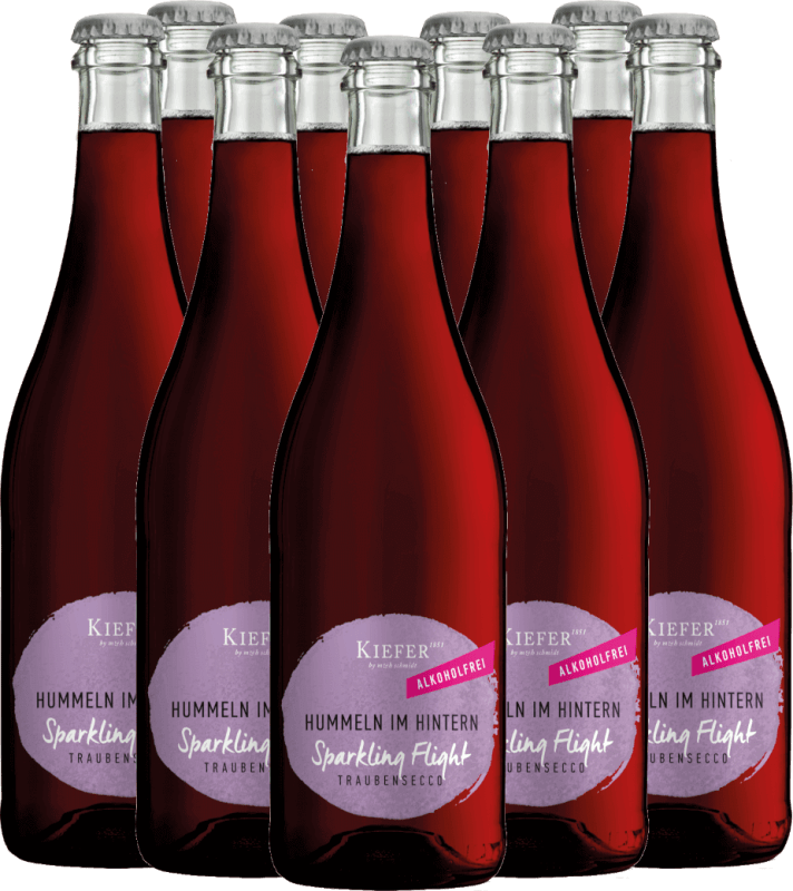 9x Vorteils-Weinpaket Hummeln im Hintern Sparkling Flight alkoholfrei - Weingut Kiefer