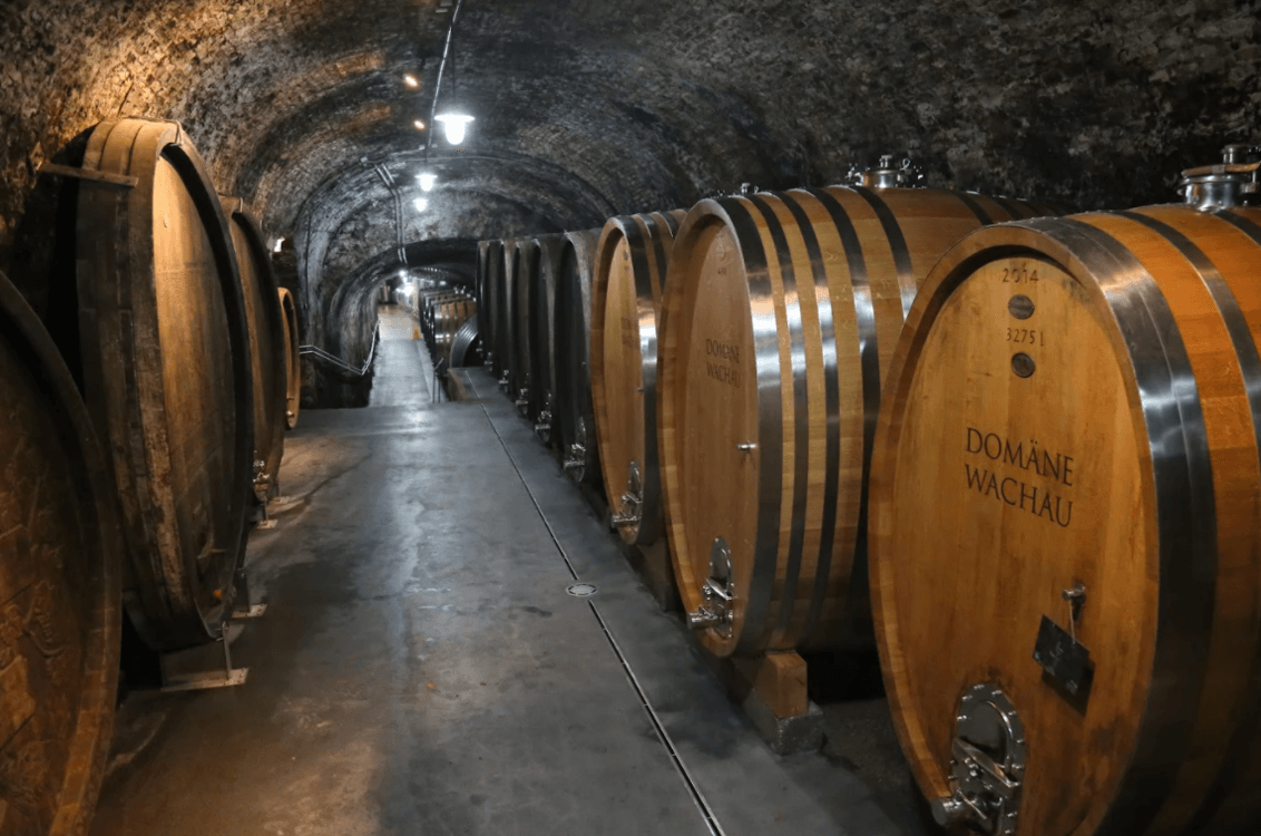 ドメイン・ワハウの木製樽ワイナリー ドメイン・ワハウの木製樽ワイナリー