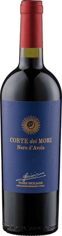 Etichetta Blu Nero d'Avola Terre Siciliane - Corte dei Mori