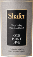 プレビュー: One Point Five - Shafer Vineyards