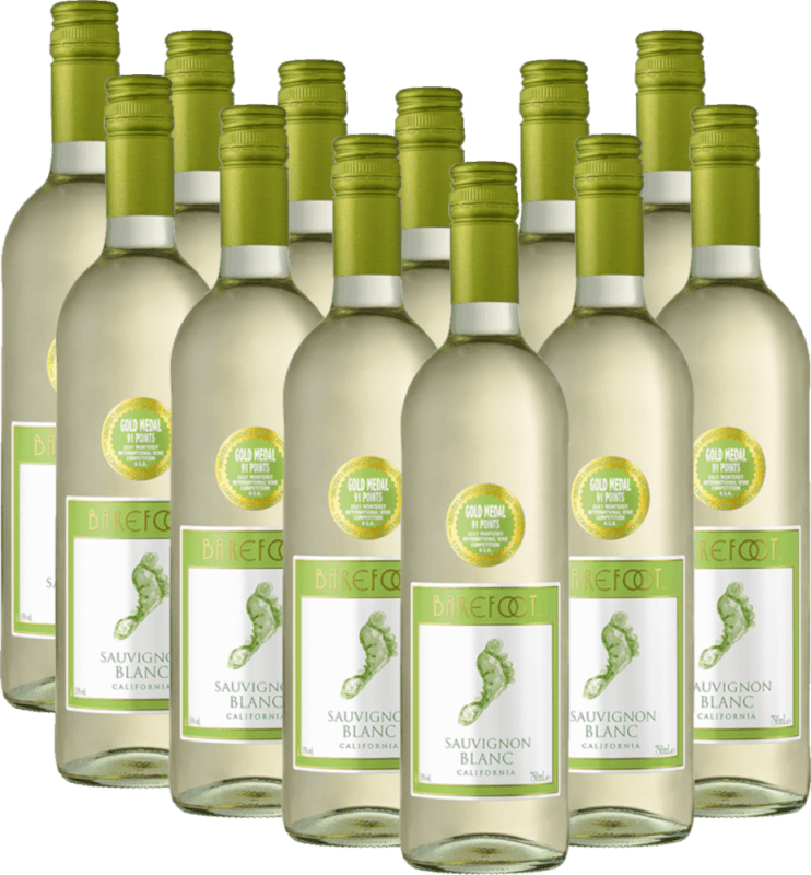 12er Vorteilspaket - Sauvignon Blanc - Barefoot