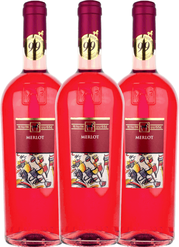 3er Vorteils-Weinpaket - Merlot Rosato - Tenuta Ulisse