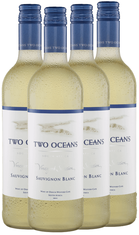 4x Vorteils-Weinpaket Vineyard Selection Sauvignon Blanc - Two Oceans
