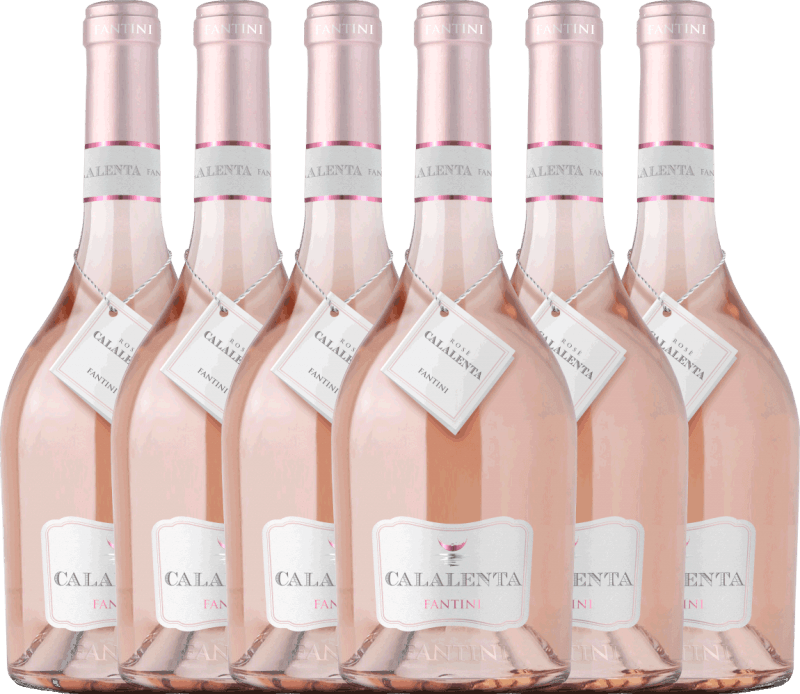 6er Vorteils-Weinpaket - Fantini Calalenta Merlot Rosato - Farnese