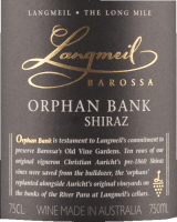 プレビュー: Orphan Bank Shiraz Barossa Valley - Langmeil