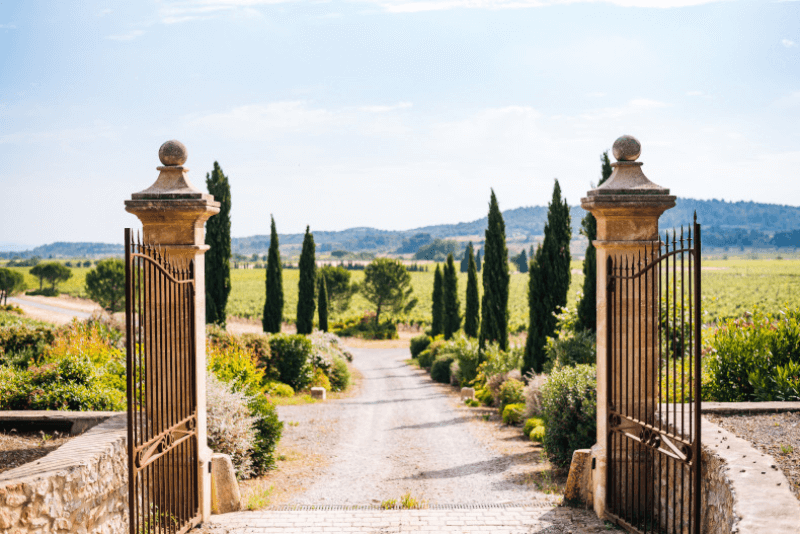 Les Grand Chais de Franceの門