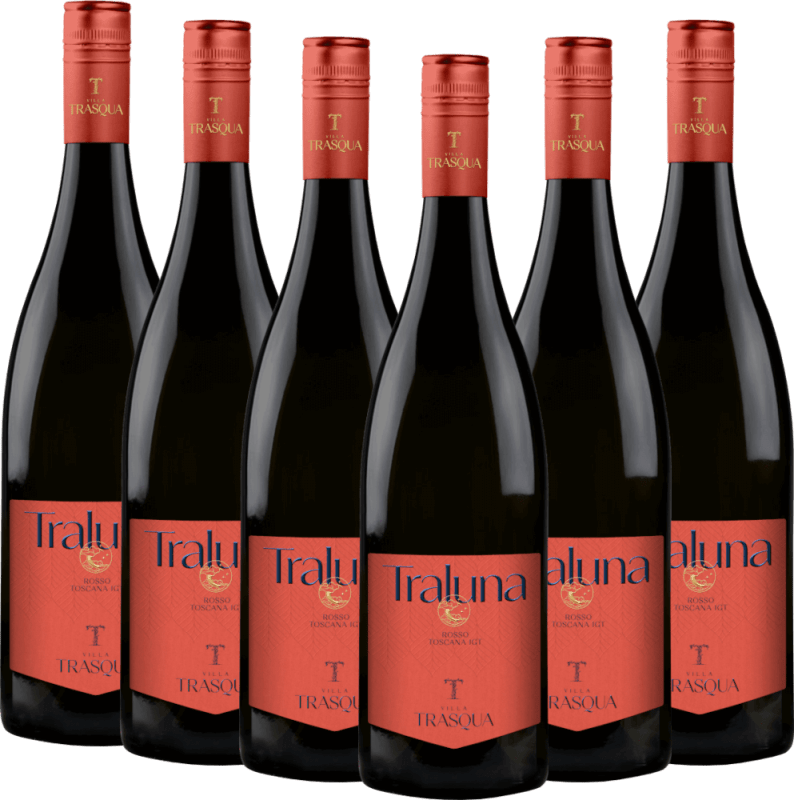 6x Vorteils-Weinpaket Traluna Rosso di Toscana IGT - Villa Trasqua