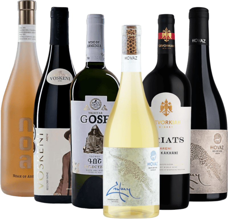 アルメニアのワインロード、ワジョズ・ツォルからタヴシュまで - 6種類の試飲パッケージ