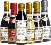 ジュゼッペ・ジュスティの高級フードバルサミコ酢 - 6点試飲セット