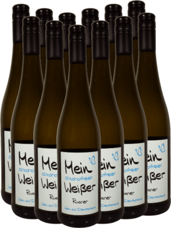 Mein alkoholfreier Weißer Rivaner - P&P Weine - 12x Vorteilspaket