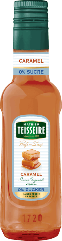 Profisirup Karamell Zero 0,25l - Mathieu Teisseire