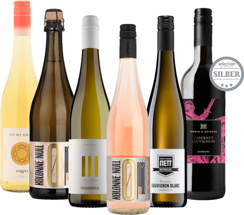 辛口1月-ドイツのノンアルコールワイン-6倍テイスティングパッケージ