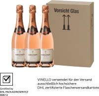 プレビュー: 3er Vorteils-Weinpaket - Crémant Brut Rosé Excellence - Bouvet Ladubay