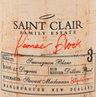 プレビュー: Pioneer Block 3 Sauvignon Blanc Marlborough - Saint Clair Family Estate