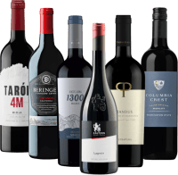 一度赤ワインとともに世界を旅する – 談話室の夜のための6倍のグルメパッケージ