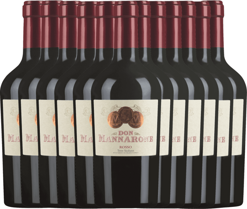 12er Vorteils-Weinpaket Don Mannarone Terre Siciliane IGT - Mánnara