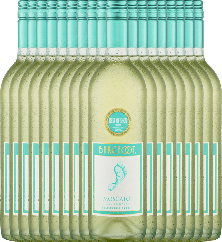 18er Vorteils-Weinpaket - Moscato - Barefoot