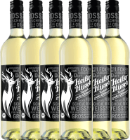 6er Vorteilspaket - Weißer Bio-Glühwein - Heißer Hirsch