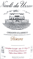 プレビュー: Niccoló da Uzzano Chianti Classico Riserva DOCG - Castello di Uzzano