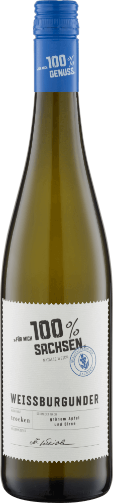 プレビュー: 12x Vorteils-Weinpaket Für mich 100% Sachsen Weißburgunder trocken - WG Meissen