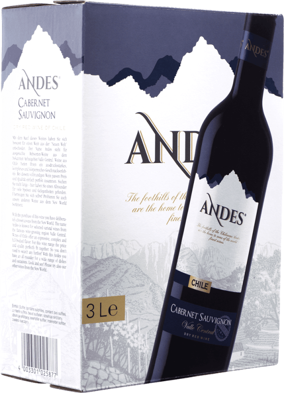 Cabernet Sauvignon trocken 3,0 l BiB - Andes