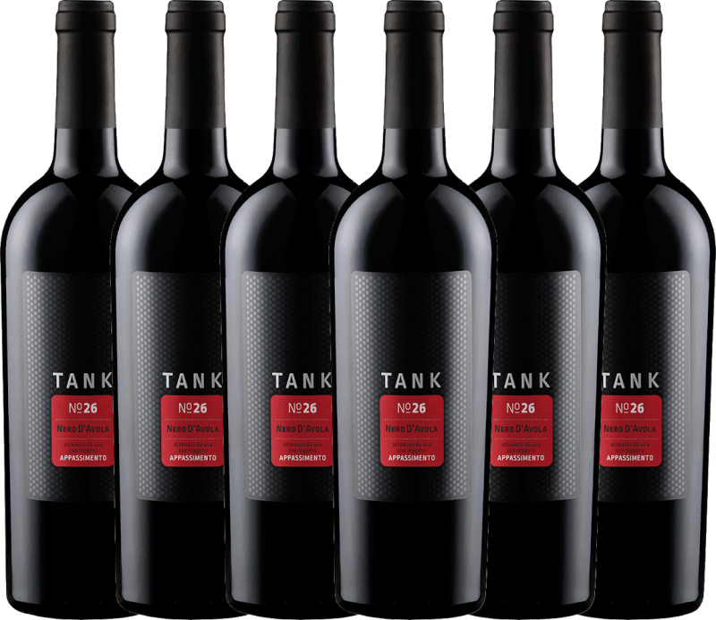 6er Vorteils-Weinpaket - TANK No 26 Nero d'Avola Appassimento IGT - Cantine Minini