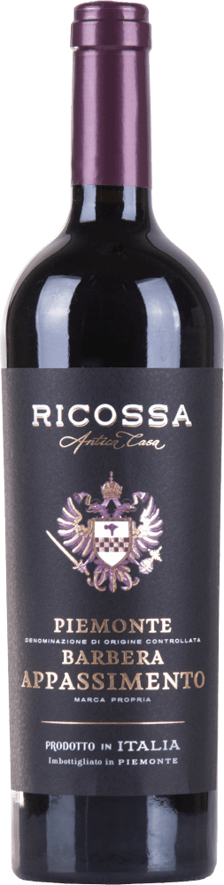 プレビュー: 12er Vorteils-Weinpaket - Barbera Appassimento DOC - Ricossa