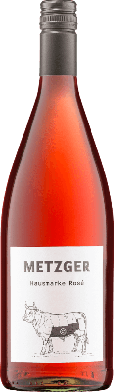 Hausmarke Rosé mild 1,0l - Weingut Metzger