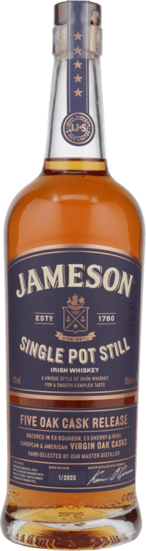 Single Pot Still Five Oak Cask Release - Jameson