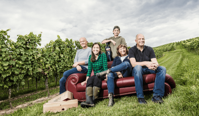 ブドウ畑のブレッツ一家