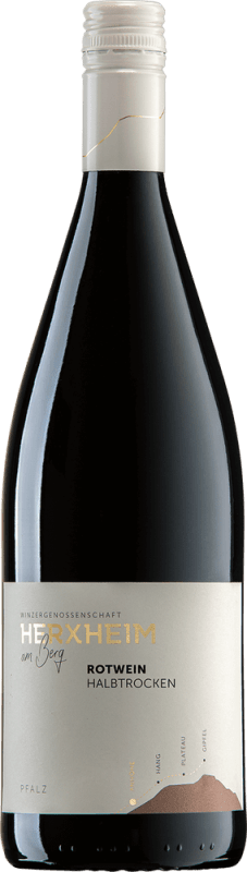 Rotwein Anhöhe halbtrocken 1,0 l - Winzergenossenschaft Herxheim am Berg