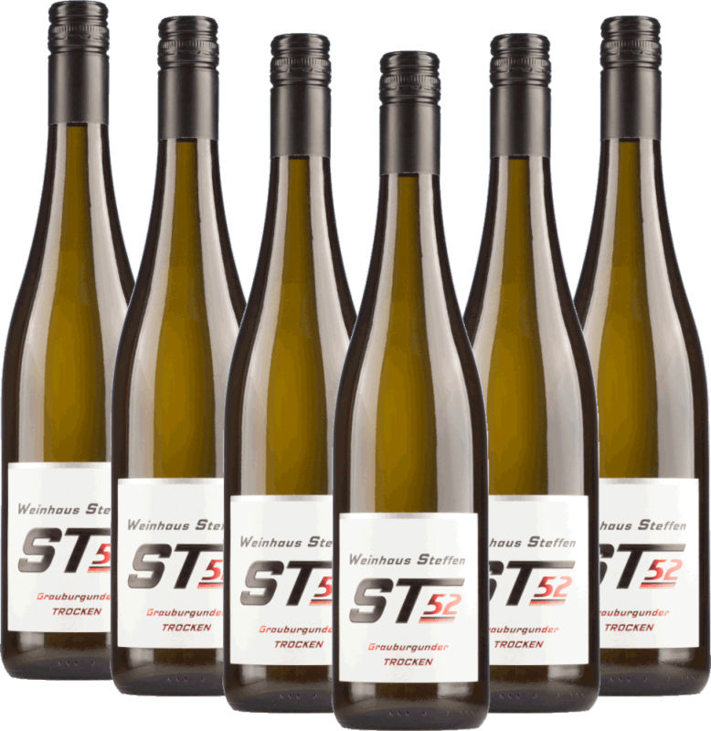 6x Vorteils-Weinpaket ST #52 Grauburgunder trocken - Weinhaus Steffen