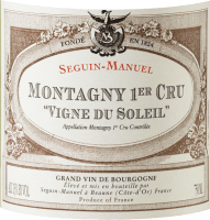 プレビュー: Montagny 1er Cru Vigne du Soleil AOC - Seguin-Manuel