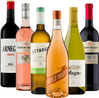 リオハの色とりどりのワイン - 6倍テイスティング・パッケージ