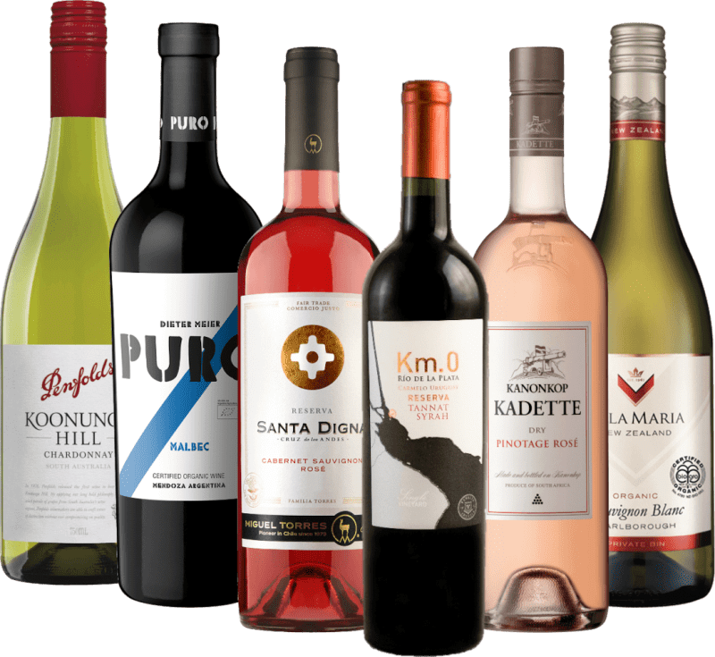 南半球のワイン6種を試飲できるパッケージ｜VINELLO（ヴィネロ