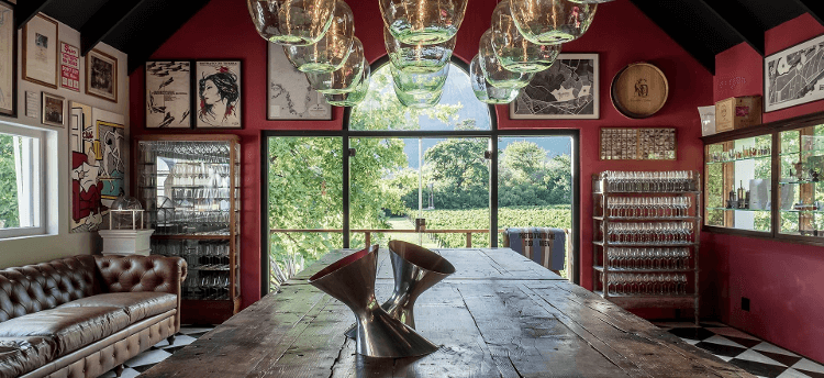 Boekenhoutskloof のテイスティングルーム