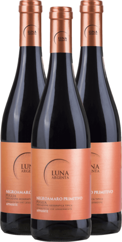 3er Vorteils-Weinpaket - Appassimento Negroamaro Primitivo - Luna Argenta