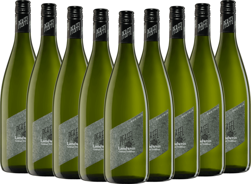 9x Vorteils-Weinpaket Grüner Veltliner Landwein 1,0 l - Weingut Pfaffl
