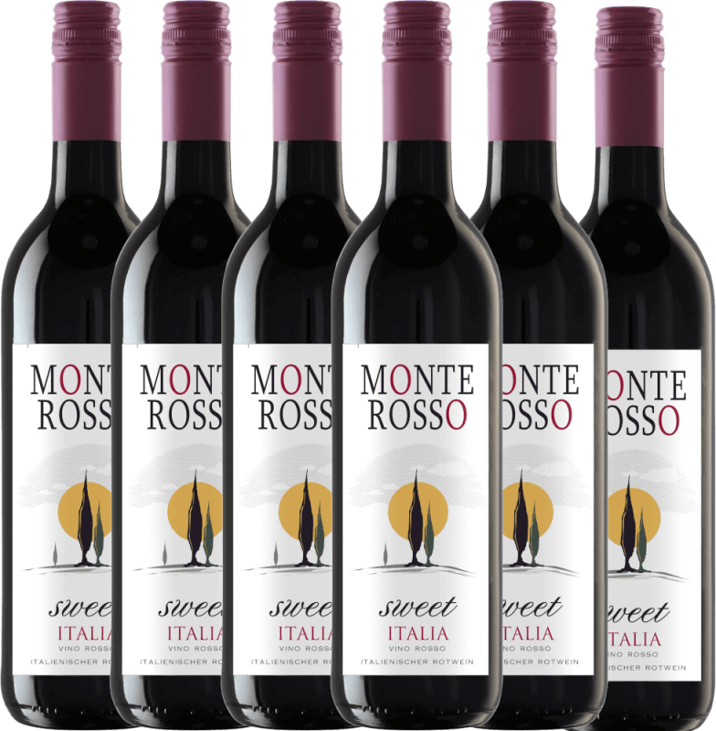 6er Vorteils-Weinpaket - Pilar Monte Rosso lieblich - Peter Mertes