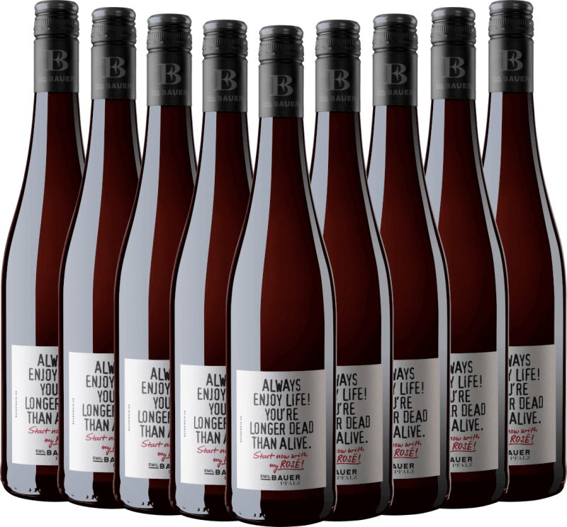 9x Vorteils-Weinpaket Enjoy Rosé trocken - Emil Bauer