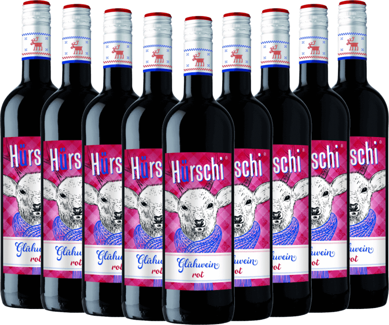 9x Vorteils-Weinpaket Glühwein rot - Hürschi